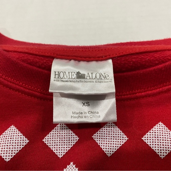 Home Alone Red Christmas Light Up Sweater Small *Does Not Work* Size XS - Picture 4 of 4